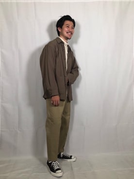 「Steven Alan（スティーブンアラン）のアイテム（その他アウター）」を使った、ishii yutaさん（メンズ・170cm）の秋コーディネート