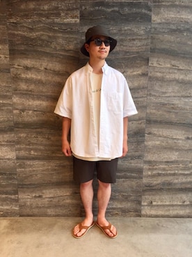 「ベーシック/トラッド」｜ishii yutaさん（メンズ・170cm）の夏コーディネート