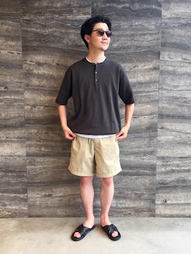 「ベーシック/トラッド」｜ishii yutaさん（メンズ・170cm）の夏コーディネート