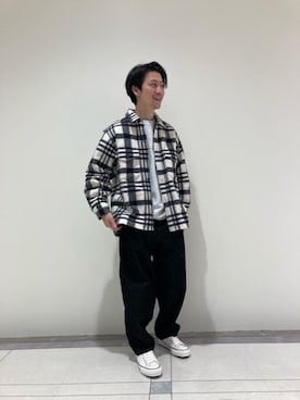 「BEAUTY&YOUTH UNITED ARROWS（ビューティーアンドユースユナイテッドアローズ）のアイテム（その他アウター）」を使った、ishii yutaさん（メンズ・170cm）の冬コーディネート
