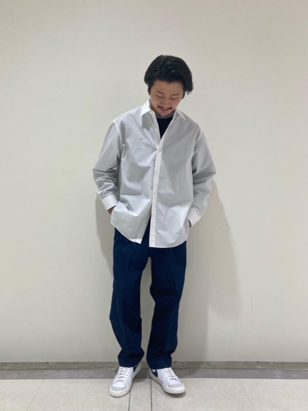 Steven Alan＞ 12oz DENIM 2PLEATED PANTS-BOLD/パンツを使った人気