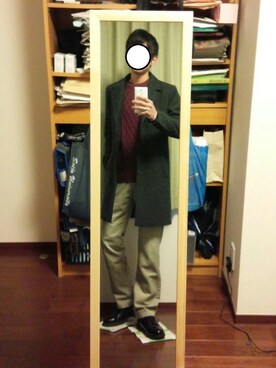 Katzさん（メンズ・178cm）の冬コーディネート