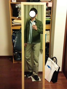 「LE JUN（ルジュン）のアイテム（ブルゾン）」を使った、Katzさん（メンズ・178cm）の春コーディネート