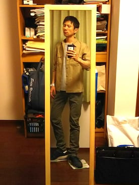 「Alpha Industries（アルファインダストリーズ）のアイテム（トップス）」を使った、Katzさん（メンズ・178cm）の春コーディネート