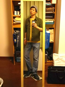 「LE JUN（ルジュン）のアイテム（ジャケット/アウター）」を使った、Katzさん（メンズ・178cm）の春コーディネート