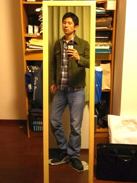 「LE JUN（ルジュン）のアイテム（ジャケット/アウター）」を使った、Katzさん（メンズ・178cm）の春コーディネート