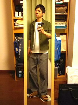 「LE JUN（ルジュン）のアイテム（ジャケット/アウター）」を使った、Katzさん（メンズ・178cm）の春コーディネート