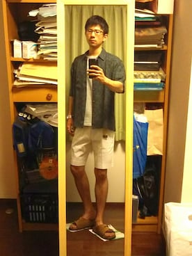 Katzさん（メンズ・178cm）の夏コーディネート