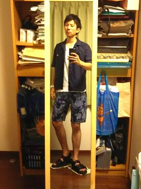 Katzさん（メンズ・178cm）の夏コーディネート