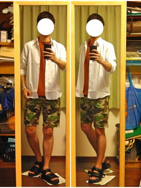 Katzさん（メンズ・178cm）の夏コーディネート