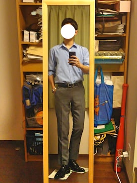 「GUIONNET（ギオネ）のアイテム」を使った、Katzさん（メンズ・178cm）の夏コーディネート