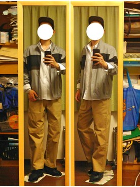 「ALLEGE（アレッジ）のアイテム（ジャケット/アウター）」を使った、Katzさん（メンズ・178cm）の秋コーディネート