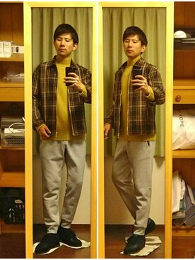 「JOURNAL STANDARD relume（ジャーナルスタンダード　レリューム）のアイテム（ブルゾン）」を使った、Katzさん（メンズ・178cm）の秋コーディネート