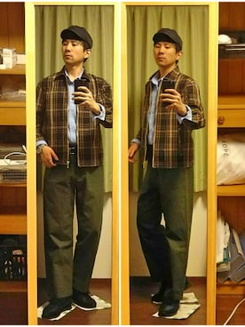 「JOURNAL STANDARD relume（ジャーナルスタンダード　レリューム）のアイテム（ブルゾン）」を使った、Katzさん（メンズ・178cm）の秋コーディネート