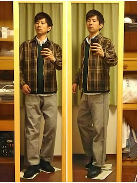 「JOURNAL STANDARD relume（ジャーナルスタンダード　レリューム）のアイテム（ブルゾン）」を使った、Katzさん（メンズ・178cm）の秋コーディネート