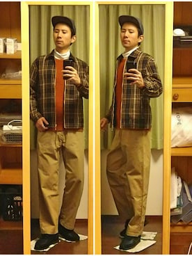 「JOURNAL STANDARD relume（ジャーナルスタンダード　レリューム）のアイテム（ブルゾン）」を使った、Katzさん（メンズ・178cm）の秋コーディネート
