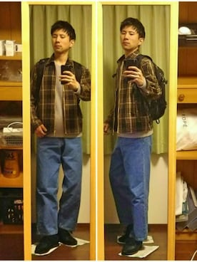 「JOURNAL STANDARD relume（ジャーナルスタンダード　レリューム）のアイテム（ブルゾン）」を使った、Katzさん（メンズ・178cm）の秋コーディネート