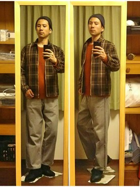 「JOURNAL STANDARD relume（ジャーナルスタンダード　レリューム）のアイテム（ブルゾン）」を使った、Katzさん（メンズ・178cm）の冬コーディネート