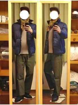 Katzさん（メンズ・178cm）の冬コーディネート