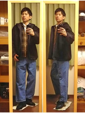 「JOURNAL STANDARD relume（ジャーナルスタンダード　レリューム）のアイテム（ブルゾン）」を使った、Katzさん（メンズ・178cm）の冬コーディネート