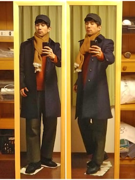 Katzさん(メンズ・178cm)の冬コーディネート