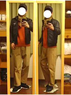 Katzさん(メンズ・178cm)の冬コーディネート