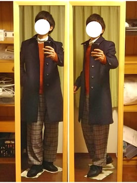 「LE JUN（ルジュン）のアイテム（トップス）」を使った、Katzさん（メンズ・178cm）の冬コーディネート