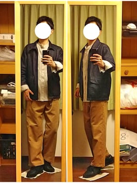 「URBAN RESEARCH Sonny Label（アーバンリサーチサニーレーベル）のアイテム（ブルゾン）」を使った、Katzさん（メンズ・178cm）の秋コーディネート