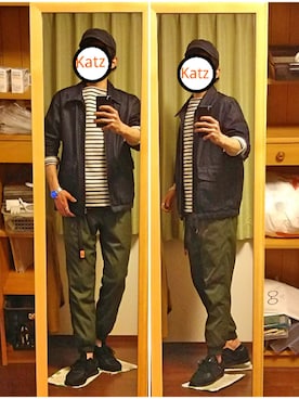 「URBAN RESEARCH Sonny Label（アーバンリサーチサニーレーベル）のアイテム（ブルゾン）」を使った、Katzさん（メンズ・178cm）の春コーディネート