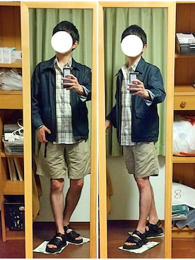 「URBAN RESEARCH Sonny Label（アーバンリサーチサニーレーベル）のアイテム（ブルゾン）」を使った、Katzさん（メンズ・178cm）の春コーディネート
