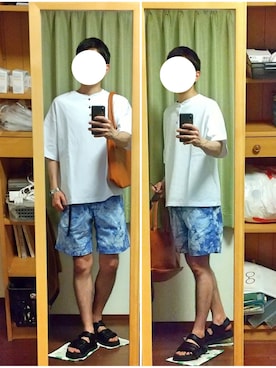 Katzさん（メンズ・178cm）の夏コーディネート