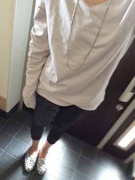 「アイテム（スリッポン、その他）」を使った、らみさん（レディース・163cm）の春コーディネート