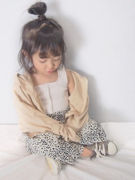 「アイテム（スカート）」を使った、hisuiさん（キッズ・90cm）の春コーディネート