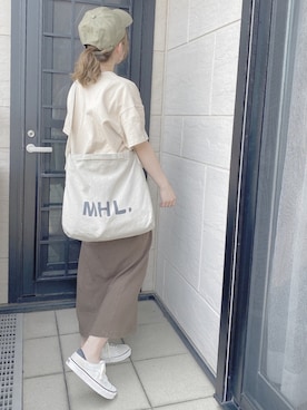 「chocomee（チョコミー）のアイテム（Tシャツ/カットソー）」を使った、moon  ☽･:* さん（レディース・149cm）の夏コーディネート