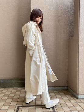 「アイテム（マウンテンパーカー）」を使った、noo ☺︎さん（レディース・158cm）の冬コーディネート