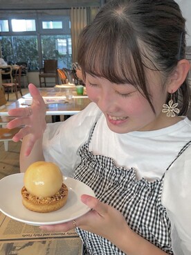「one after another NICE CLAUP（ワンアフターアナザーナイスクラップ）のアイテム（オールインワン・サロペット）」を使った、ちゅさん（レディース・162cm）の夏コーディネート