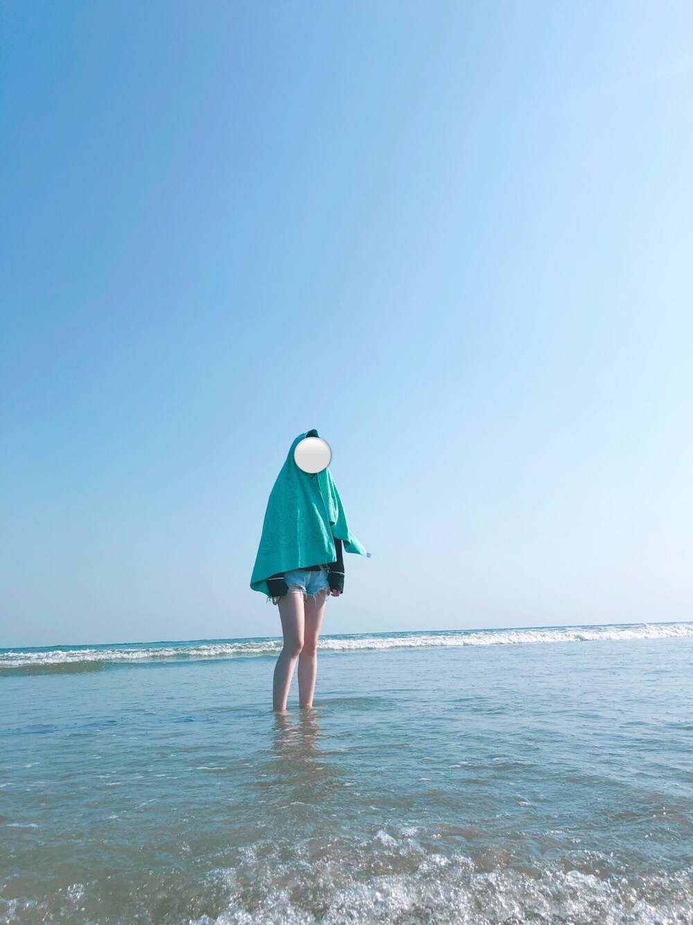 「无のアイテム（スイムグッズ、グリーン系）」を使った、咪渣眉妹さん（レディース・160cm）の秋コーディネートの1枚目の写真