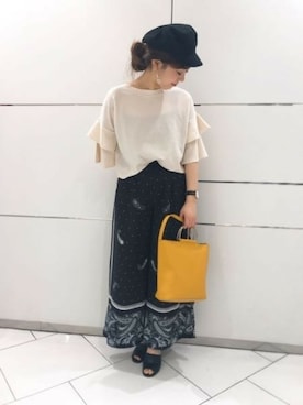 JEANASIS 和歌山ミオ店STAFFさん（レディース・160cm）の夏コーディネート