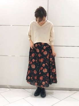 JEANASIS 和歌山ミオ店STAFFさん（レディース・160cm）の秋コーディネート