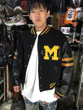 「USEDo（ユーズド）のアイテム」を使った、amedreさん（メンズ・170cm）の冬コーディネート