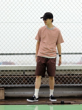 「NIKE SB（ナイキエスビー）のアイテム」を使った、ARAさん（メンズ・175cm）の夏コーディネート