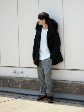 「WOOLRICH（ウールリッチ）のアイテム」を使った、ARAさん（メンズ・175cm）の夏コーディネート