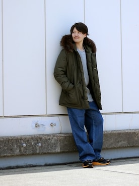 「WOOLRICH（ウールリッチ）のアイテム」を使った、ARAさん（メンズ・175cm）の夏コーディネート
