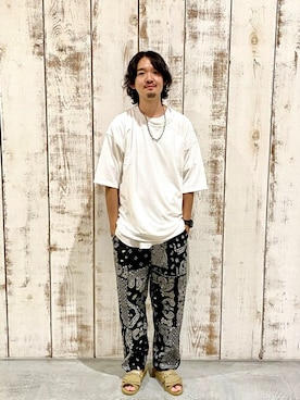 「relume」｜ARAさん（メンズ・175cm）の夏コーディネート