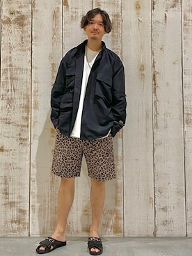 「BENCH（ベンチ）のアイテム」を使った、ARAさん（メンズ・175cm）の夏コーディネート