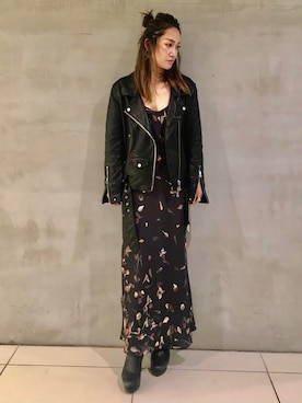 「アイテム（ワンピース/ドレス）」を使った、@asjmamiさん（レディース・158cm・40代）の春コーディネート