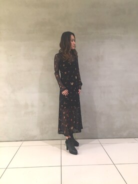 「アイテム（ワンピース/ドレス）」を使った、@asjmamiさん（レディース・158cm・40代）の春コーディネート