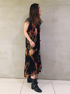 「アイテム（ワンピース/ドレス）」を使った、@asjmamiさん（レディース・158cm・40代）の春コーディネート
