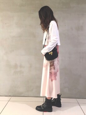 「アイテム（ワンピース/ドレス）」を使った、@asjmamiさん（レディース・158cm・40代）の春コーディネート