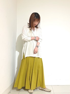「あべのハルカス」｜わきちゃんさん（レディース・152cm）の春コーディネート